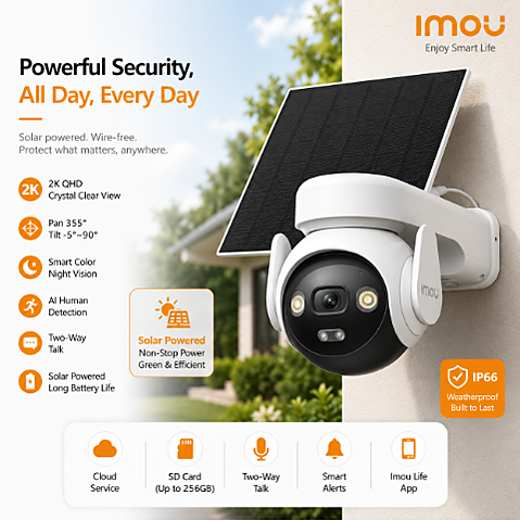 IMOU AOV PT Lite 5MP Smart Outdoor PT Camera