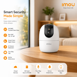 IMOU Ranger 2 Pro 3MP IPC-S2EP-3R1S WiFi Indoor Camera