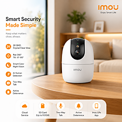 IMOU Ranger 2 Pro 3MP IPC-S2EP-3R1S WiFi Indoor Camera