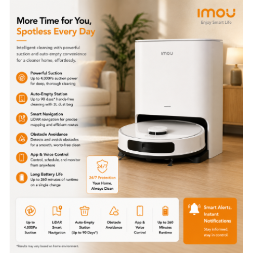 IMOU RV3 Ultra Robotic Vacuum Cleaner