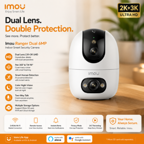 IMOU Ranger 2 Dual 6MP IPC-S20EP-6M0S Security Camera